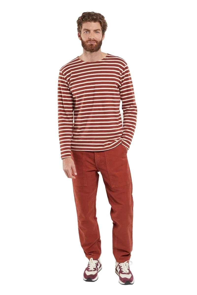 Striped trousers hot sale mens outfit