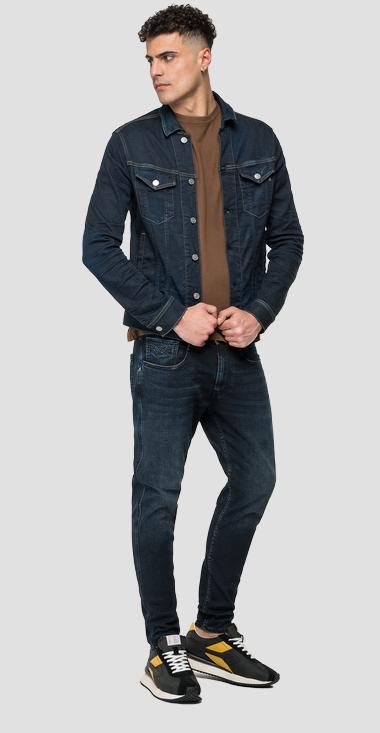 Replay Long Sleeved Denim Shirt Blue | Mainline Menswear Denmark